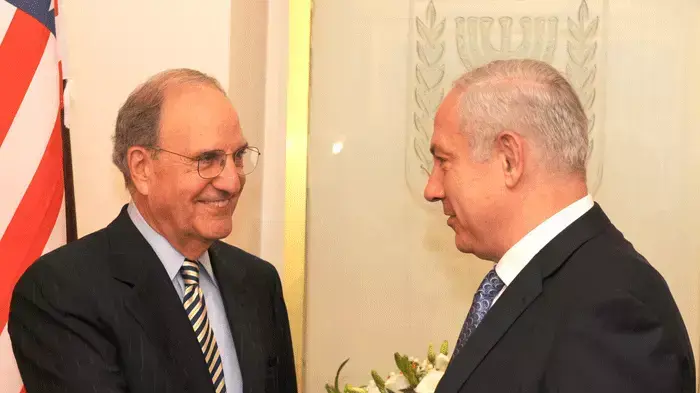 בנימין נתניהו וג'ורג' מיטשל נפגשו בירושלים בנימין נתניהו וג'ורג' מיטשל נפגשו בירושלים