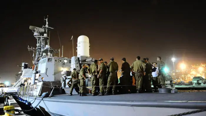 לוחמי חיל הים נערכים לבלימת המשט לרצועת עזה