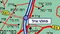 מפה צומת אייל קלקיליה כפר סבא כביש חוצה ישראל מפה צומת אייל קלקיליה כפר סבא כביש חוצה ישראל