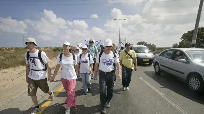 יומה החמישי של צעדת משפחת שליט