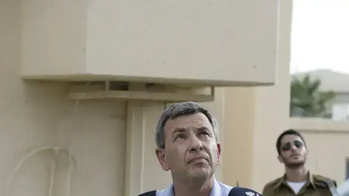 עידו נחושתן מפקד חיל האוויר בתדרוך לכתבים בנושא אסון התרסקות מסוק היסעור ברומניה- יולי 2010 עידו נחושתן מפקד חיל האוויר בתדרוך לכתבים בנושא אסון התרסקות מסוק היסעור ברומניה- יולי 2010