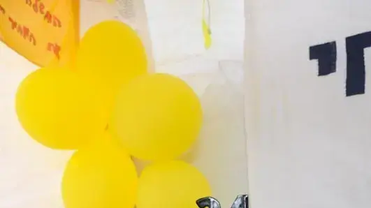 הפגנת משפחת שליט לציון יומו ה- 1500 של גלעד שליט בשבי  אוגוסט 2010