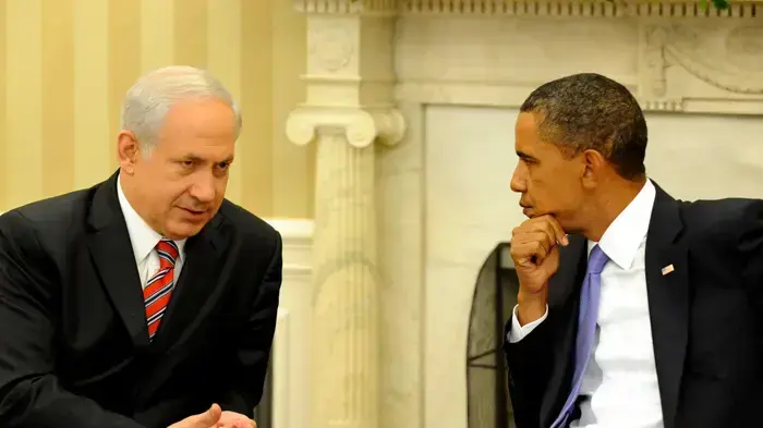 פגישת בנימין נתניהו וברק אובמה בבית הלבן ספטמבר 2010 פגישת בנימין נתניהו וברק אובמה בבית הלבן ספטמבר 2010