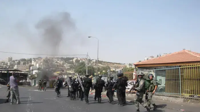 כוחות משטרה ומג"ב נערכים לטיפול בהתפרעויות במזרח ירושלים כוחות משטרה ומג"ב נערכים לטיפול בהתפרעויות במזרח ירושלים