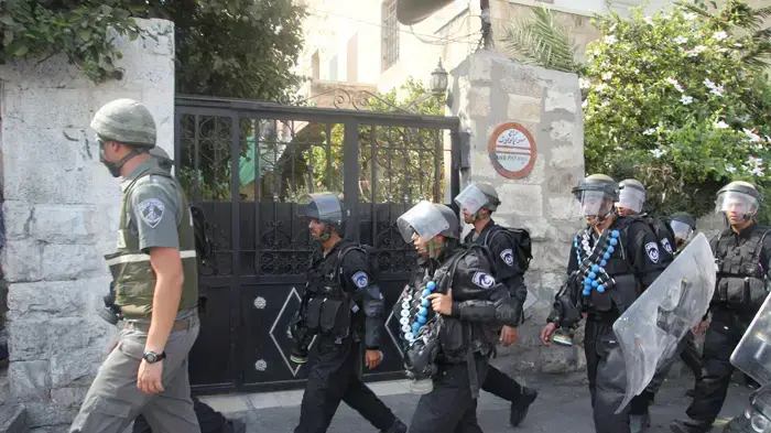 כוחות משטרה ומג"ב נערכים לטיפול בהתפרעויות במזרח ירושלים כוחות משטרה ומג"ב נערכים לטיפול בהתפרעויות במזרח ירושלים