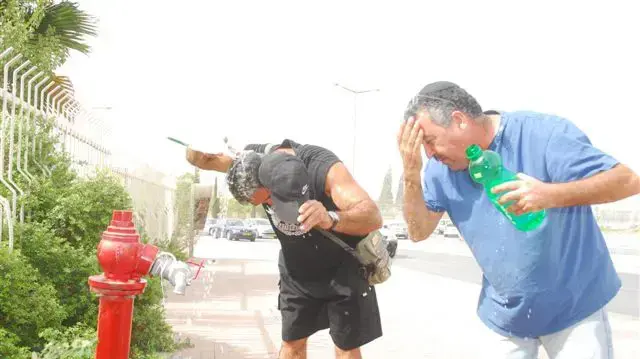 פיצוץ מים בבאר שבע פיצוץ מים בבאר שבע
