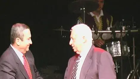 אהוד ברק ואריק שרון אהוד ברק ואריק שרון