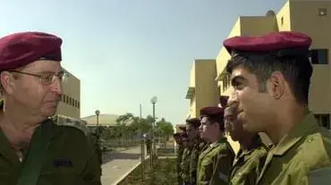 הרמטכל בבסיס האימונים החדש של חטיבת הצנחנים הרמטכל בבסיס האימונים החדש של חטיבת הצנחנים