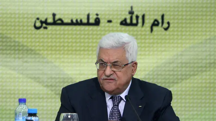יו"ר הרשות הפלסטינית אבו מאזן ברמאללה יו"ר הרשות הפלסטינית אבו מאזן ברמאללה
