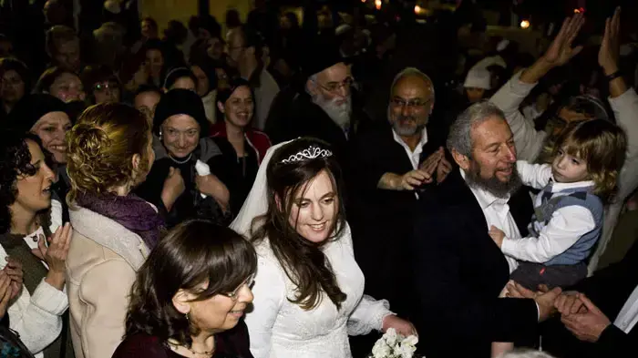 מרגלית הר שפי בחתונתה, דצמבר 2010