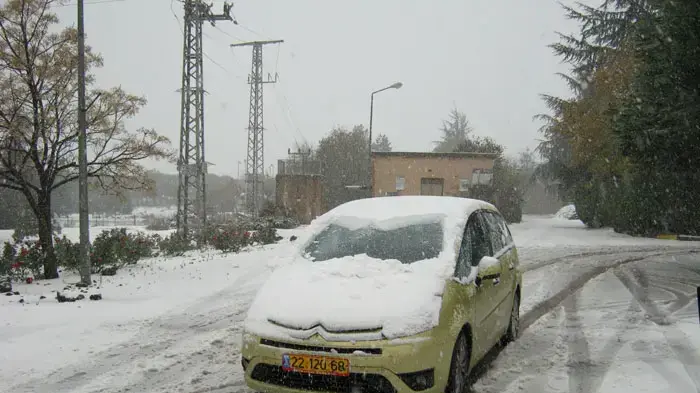 שלג בצפון, סופה ראשונה, דצמבר 2010 שלג בצפון, סופה ראשונה, דצמבר 2010