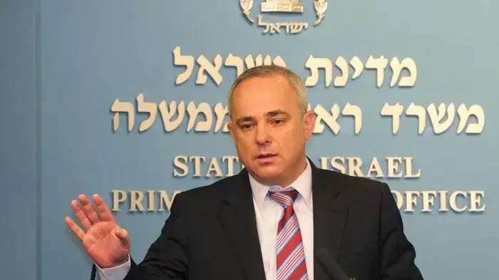 שר האוצר, יובל שטייניץ, במסיבת עיתונאים על הרכבת הקלה בתל אביב, דצמבר 2010 שר האוצר, יובל שטייניץ, במסיבת עיתונאים על הרכבת הקלה בתל אביב, דצמבר 2010