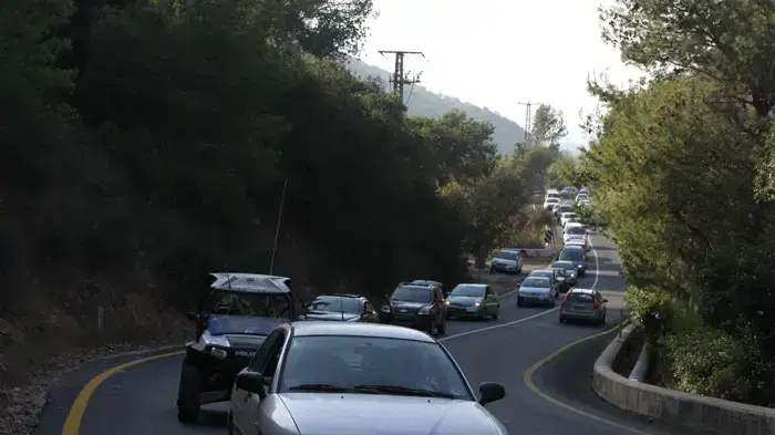 מטיילים רבים הגיעו לאזור הכרמל במקום עומסי תנועה כבדים מטיילים רבים הגיעו לאזור הכרמל במקום עומסי תנועה כבדים