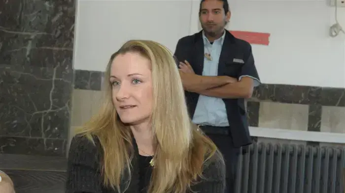 רייצ'ל ריסבי בשלב הטענות המקדימות בבית המשפט המחוזי בירושלים, דצמבר 2010 רייצ'ל ריסבי בשלב הטענות המקדימות בבית המשפט המחוזי בירושלים, דצמבר 2010