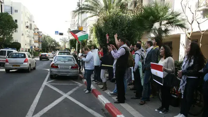 הפגנות מול שגרירות מצרים בישראל הפגנות מול שגרירות מצרים בישראל