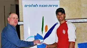 גל פרידמן וראש המחלקה לספורט הישגי גילי לוסטיג גל פרידמן וראש המחלקה לספורט הישגי גילי לוסטיג