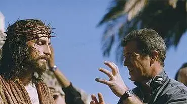 מל גיבסון על סט תשוקתו של ישו מל גיבסון על סט תשוקתו של ישו