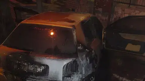 הצתת רכבים של סטודנטים ערבים במכללת צפת, מרץ 2011 הצתת רכבים של סטודנטים ערבים במכללת צפת, מרץ 2011