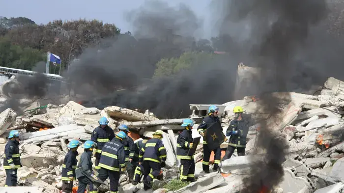 תרגיל של פיקוד העורף כנגד רעידות אדמה, מרץ 2011 תרגיל של פיקוד העורף כנגד רעידות אדמה, מרץ 2011