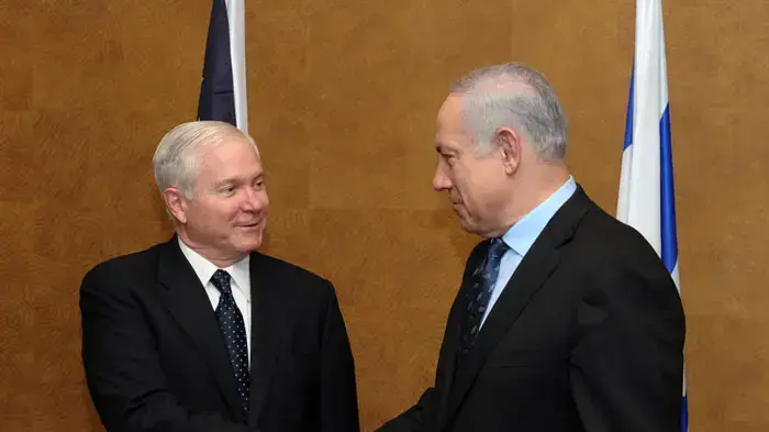 פגישת ראש הממשלה בנימין נתניהו עם שר ההגנה האמריקאי רוברט גייטס בקיסריה פגישת ראש הממשלה בנימין נתניהו עם שר ההגנה האמריקאי רוברט גייטס בקיסריה