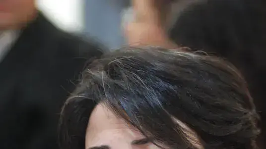 חברת הכנסת חנין זועבי בדיון ראשון בבג"צ בעניין ערעורה על שלילת זכויותיה כחברת כנסת, מרץ 2011 חברת הכנסת חנין זועבי בדיון ראשון בבג"צ בעניין ערעורה על שלילת זכויותיה כחברת כנסת, מרץ 2011