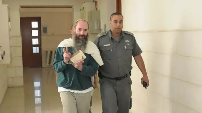 דיון במשפטו של יעקב טייטל שרצח 2 ערבים על רקע גזעני, מרץ 2011 דיון במשפטו של יעקב טייטל שרצח 2 ערבים על רקע גזעני, מרץ 2011